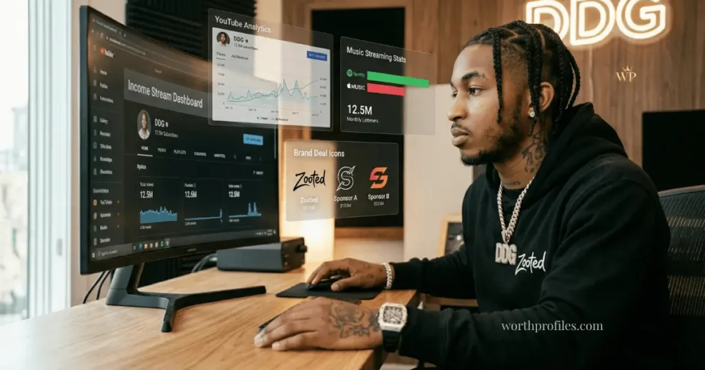 DDG Net Worth (2026): Real Breakdown of His Income & Earnings 1 DDG income sources YouTube music earnings breakdown