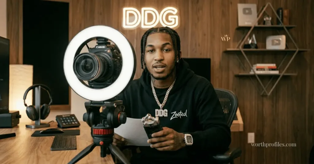 DDG Net Worth (2026): Real Breakdown of His Income & Earnings 2 DDG YouTube earnings content creation studio