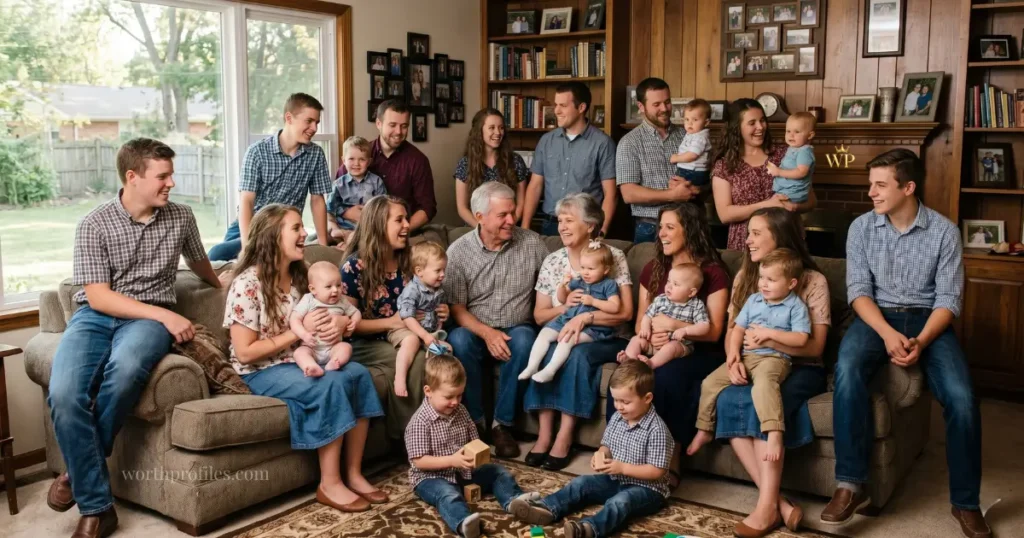 Jim Bob Duggar Net Worth (2026): Full Breakdown of His Wealth and Income 4 Large family portrait representing Duggar family lifestyle