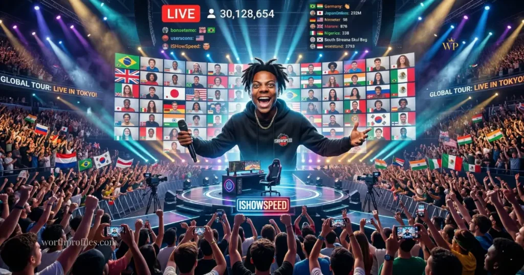 IShowSpeed Net Worth 2026: Surprising Earnings & Income Breakdown 4 IShowSpeed global audience streaming success
