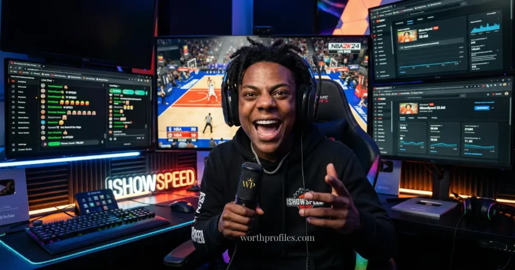 IShowSpeed net worth 2026 digital creator setup