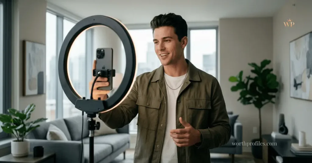 Jett Puckett Net Worth (2026): Income, Career, Wife & Lifestyle Breakdown 2 Jett Puckett creating social media content for income