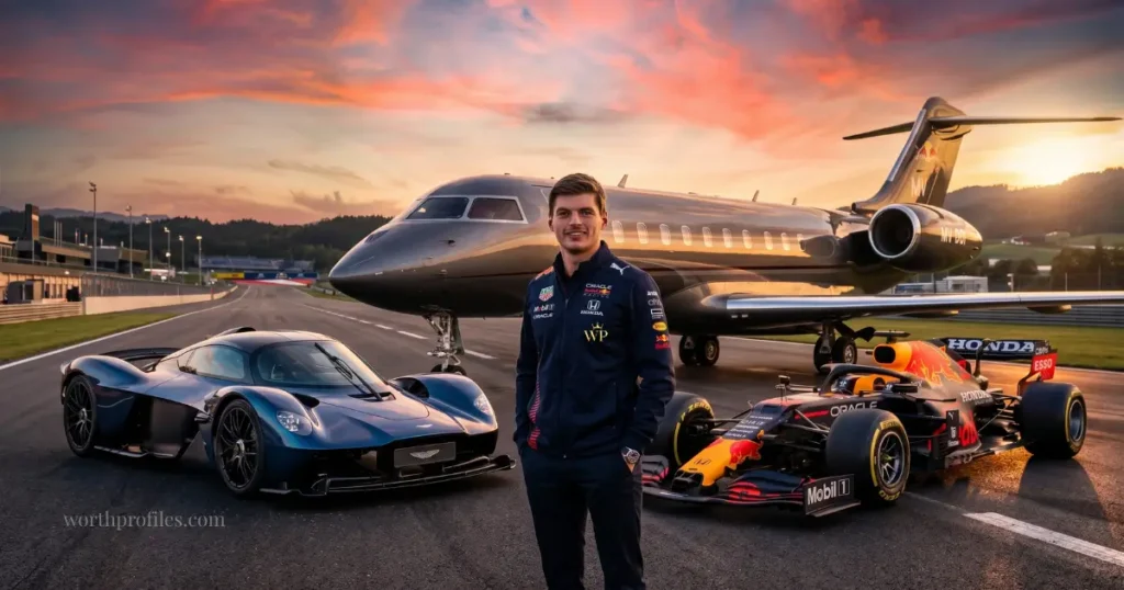 Max Verstappen Net Worth (2026): Shocking Salary, Earnings, and Income Breakdown 3 Max Verstappen luxury cars private jet assets net worth