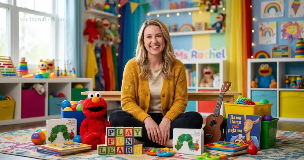Ms Rachel net worth 2026 YouTube creator in studio