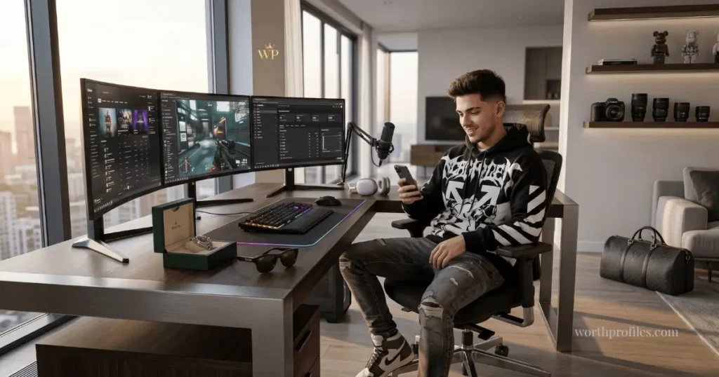 N3on Net Worth (2026): Income, Earnings & How He Makes Money 3 Streamer lifestyle showing modern setup and signs of growing income