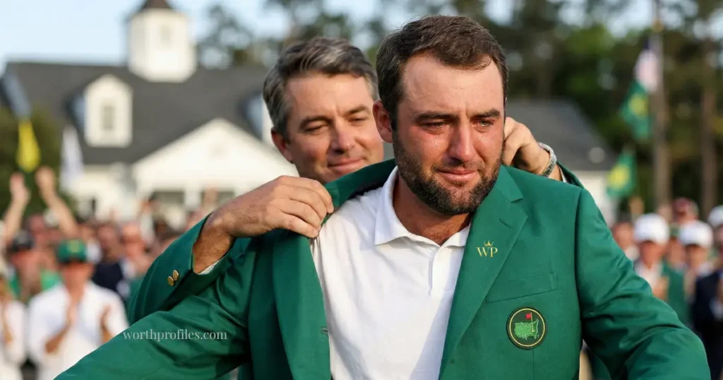 Scottie Scheffler Net Worth (2026): Shocking Earnings & Salary Breakdown 2 Scottie Scheffler Masters win green jacket ceremony