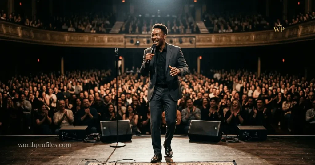 Chris Rock Net Worth 2026: Salary, Netflix Deals & Earnings Breakdown 1 Stand-up comedian chris rock performing in front of a large audience