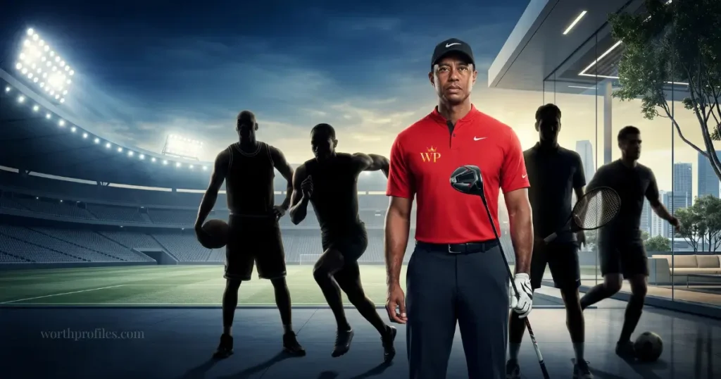 Tiger Woods Net Worth 2026: Full Earnings & Wealth Breakdown 5 Tiger Woods richest athletes comparison image