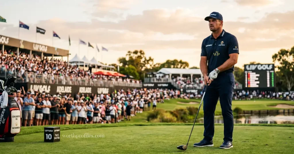 Bryson DeChambeau Net Worth in 2026 Bryson DeChambeau during a professional golf event in 2026