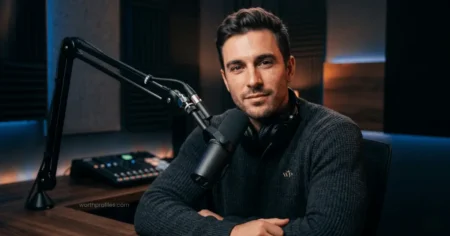 Leo Skepi Net Worth (2026): How Much Does He Make? Leo Skepi podcast-style portrait for net worth article