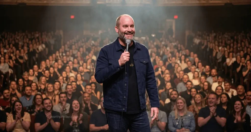 Tom Segura Net Worth in 2026 Tom Segura performing stand-up comedy during a sold-out tour in 2026