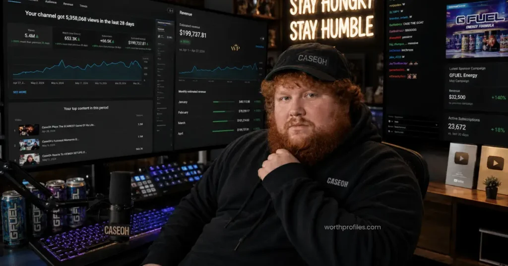 CaseOh Net Worth 2026: Earnings, Income Sources, and Financial Success 2 CaseOh income sources from Twitch YouTube sponsorships and merchandise