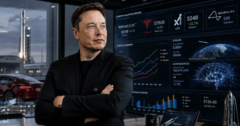 Elon Musk Net Worth 2026: How Much Is the World's Richest Person Worth? 1 Elon Musk wealth breakdown including SpaceX Tesla and xAI